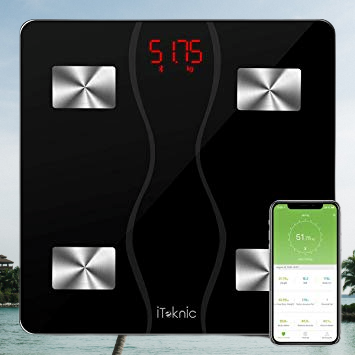 Pèse Personne Impédancemètre, iTeknic Balance Connectée 